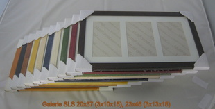 CODEX rám dřevo SLS GALERIE 23x46 cm, (3x13x18 cm), bílý (003)